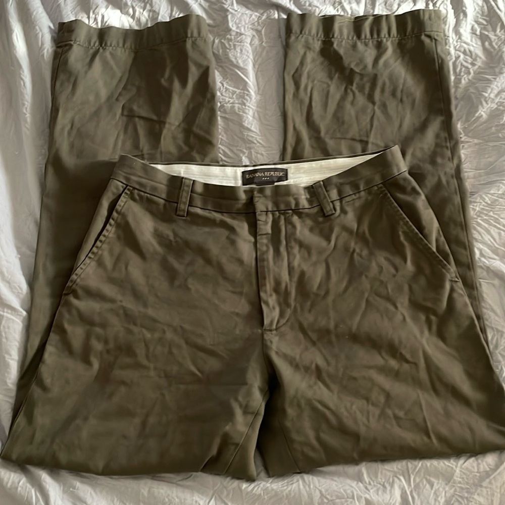 Banana Republic Men’s Olive Khaki Pants 30x 32